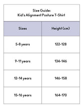 Load image into Gallery viewer, Swedish Posture - Kid's Alignment Posture T-Shirt - Black or White