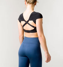 Load image into Gallery viewer, Swedish Posture - Posture Sports Top for Women - Black