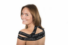 Load image into Gallery viewer, Swedish Posture Kinesio Tape Upright, Black