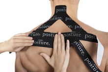 Load image into Gallery viewer, Swedish Posture Kinesio Tape Upright, Black