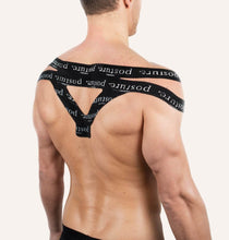 Load image into Gallery viewer, Swedish Posture Kinesio Tape Upright, Black