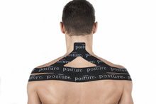 Load image into Gallery viewer, Swedish Posture Kinesio Tape Upright, Black