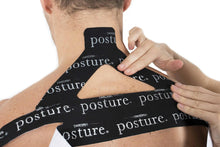 Load image into Gallery viewer, Swedish Posture Kinesio Tape Upright, Black