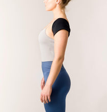 Load image into Gallery viewer, Swedish Posture - Feminine Shoulder Brace Bolero - Black