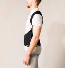 Load image into Gallery viewer, Swedish Posture Unisex Posture Position Vest Posture Corrector Black
