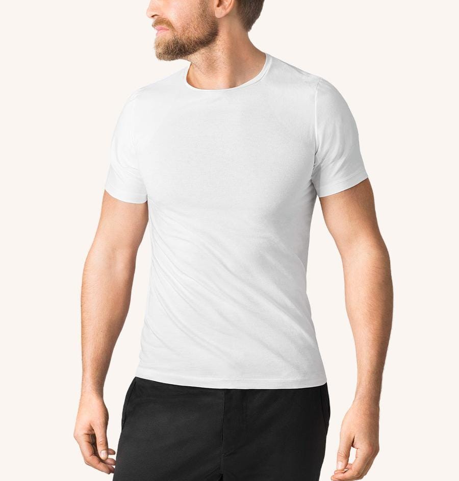 Swedish Posture - Alignment Cotton Posture T-shirt for Men, Black or White