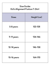 Load image into Gallery viewer, Swedish Posture - Kid's Alignment Posture T-Shirt - Black or White
