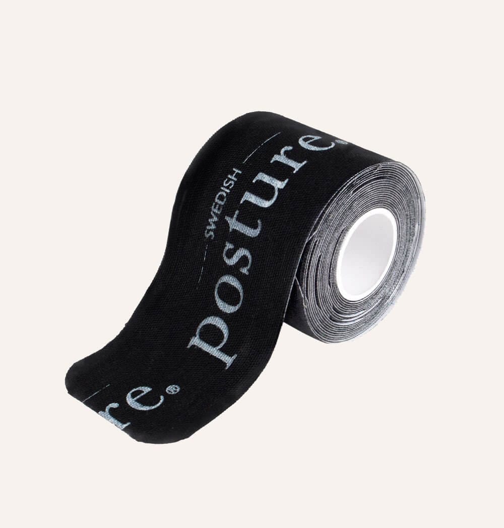 Swedish Posture - Kinesio Tape Roll, 5 Meters, Black