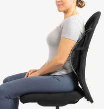 Load image into Gallery viewer, Swedish Posture - Back Rest - Ergonomic Lumbar Support, Black
