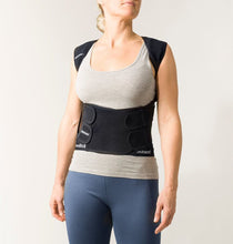 Load image into Gallery viewer, Swedish Posture - Position Posture Vest - Posture Corrector, Black
