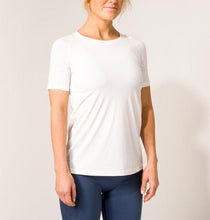 Load image into Gallery viewer, Swedish Posture - Reminder Posture T-Shirt for Women - Posture Corrector, Black or White
