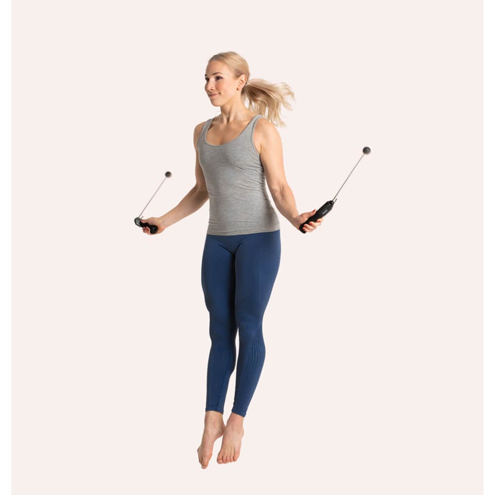 Swedish Posture Digital Cordless Jump Rope Black