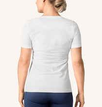 Load image into Gallery viewer, Swedish Posture Women&#39;s Posture Cotton T-Shirt Posture Corrector Black or White
