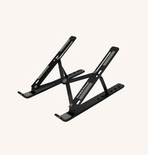 Load image into Gallery viewer, Swedish Posture Foldable Ergonomic Computer Stand Black
