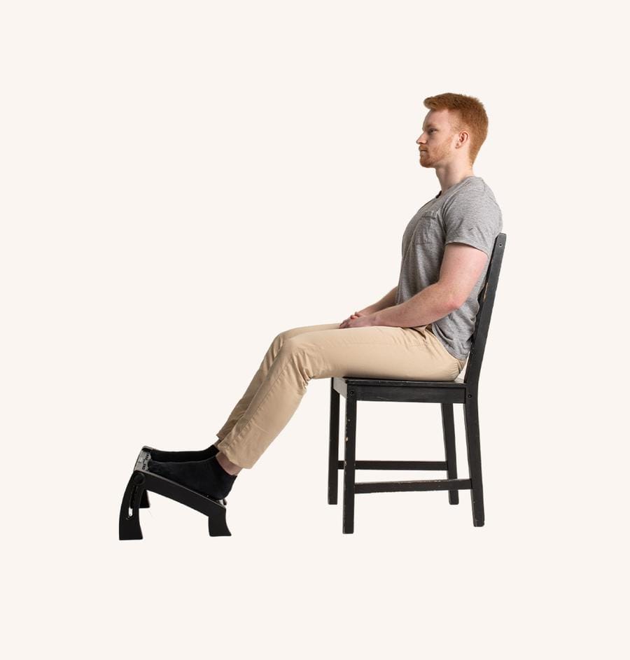 Swedish Posture Ergonomic Footrest Posture Corrector Black